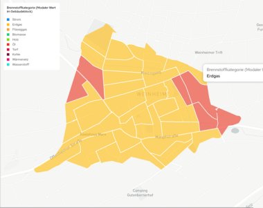Brennstoffkategorie in Alzey-Weinheim mit Farben dargestellt