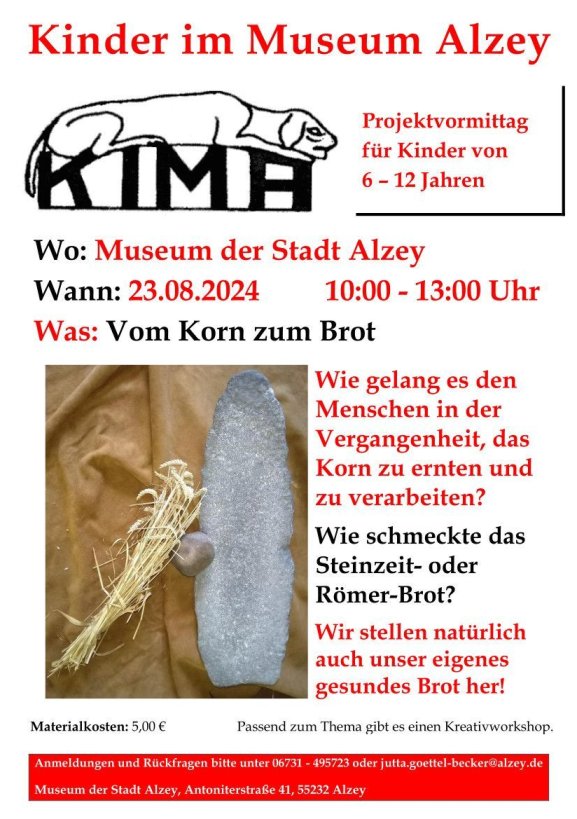 Plakat der KIMA Alzey