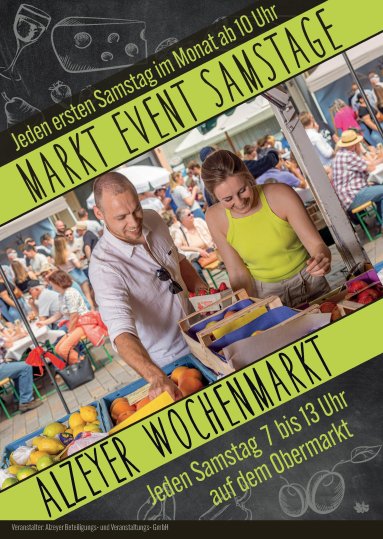 Plakt zum Mark-Event-Samstag