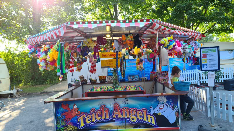 Stand Teich Angeln auf Dautenheimer Kerb