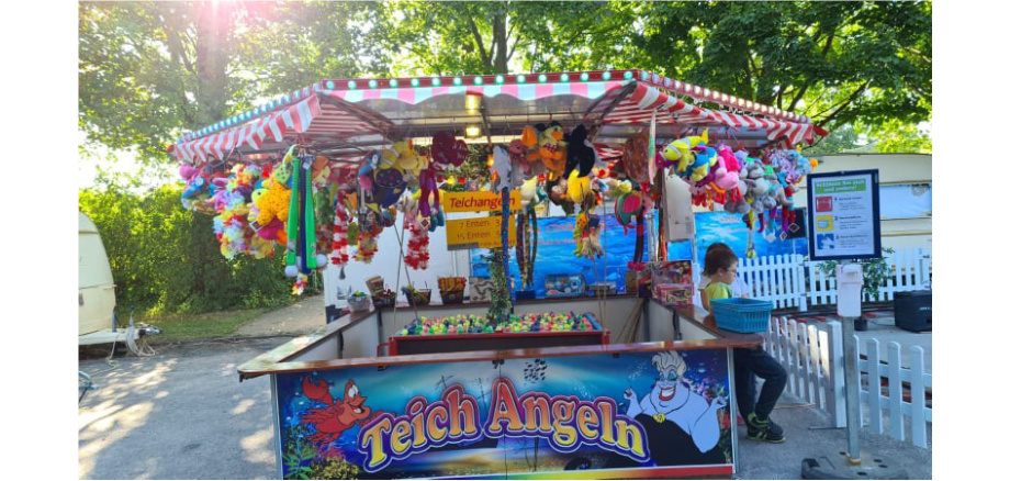 Stand Teich Angeln auf Dautenheimer Kerb