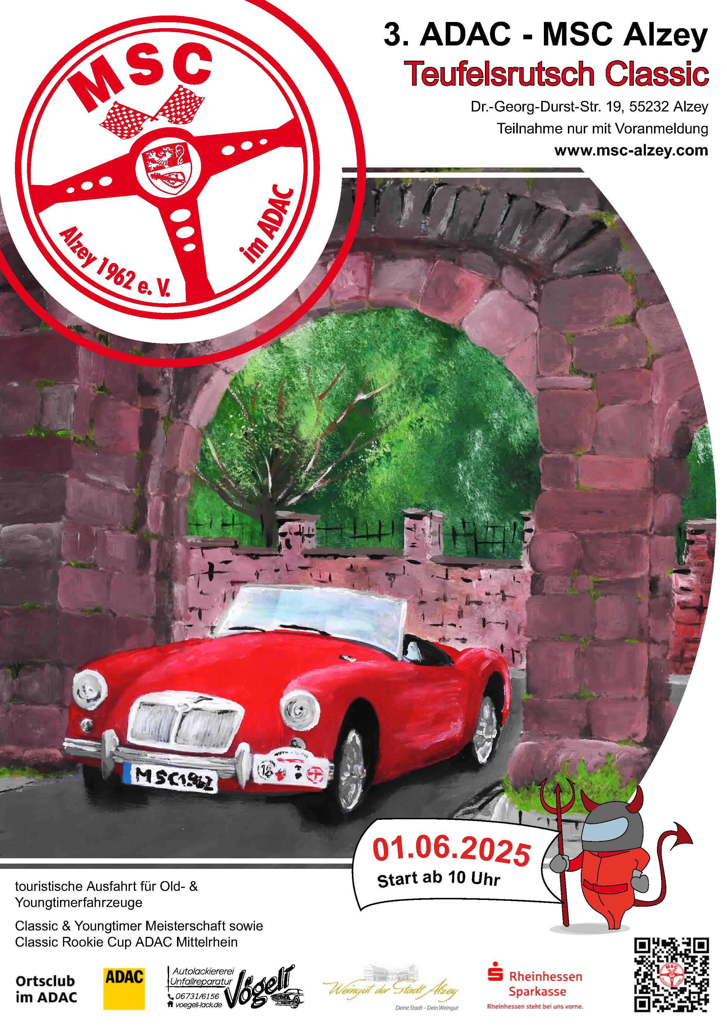 Plakat MSC Alzey Teufelsrutsch Classic