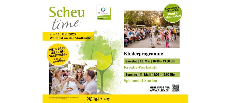 Scheutime Info mit Kinderprogramm