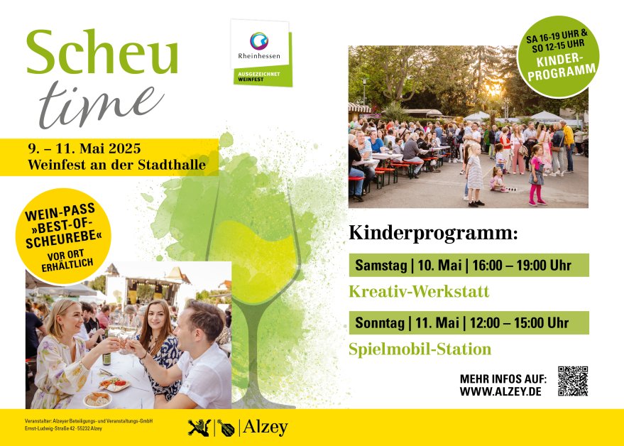 Scheutime Info mit Kinderprogramm