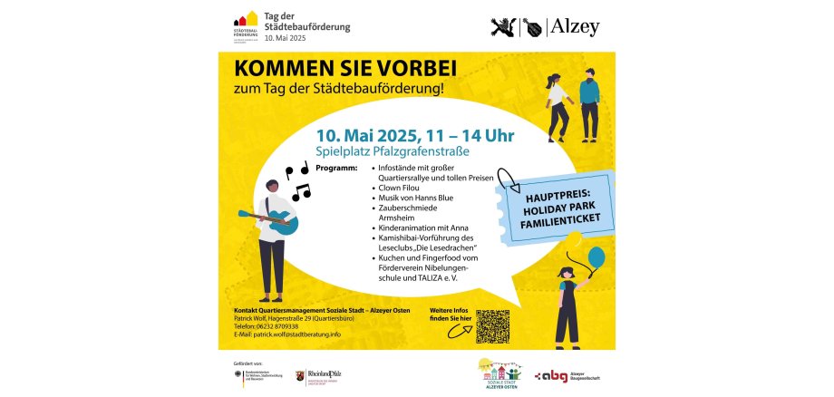 Plakat von Tag der Städtebauförderung am 10. Mai