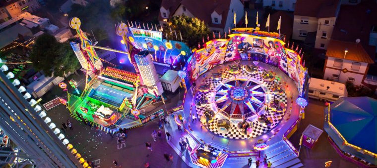 Alzeyer Winzerfest von oben