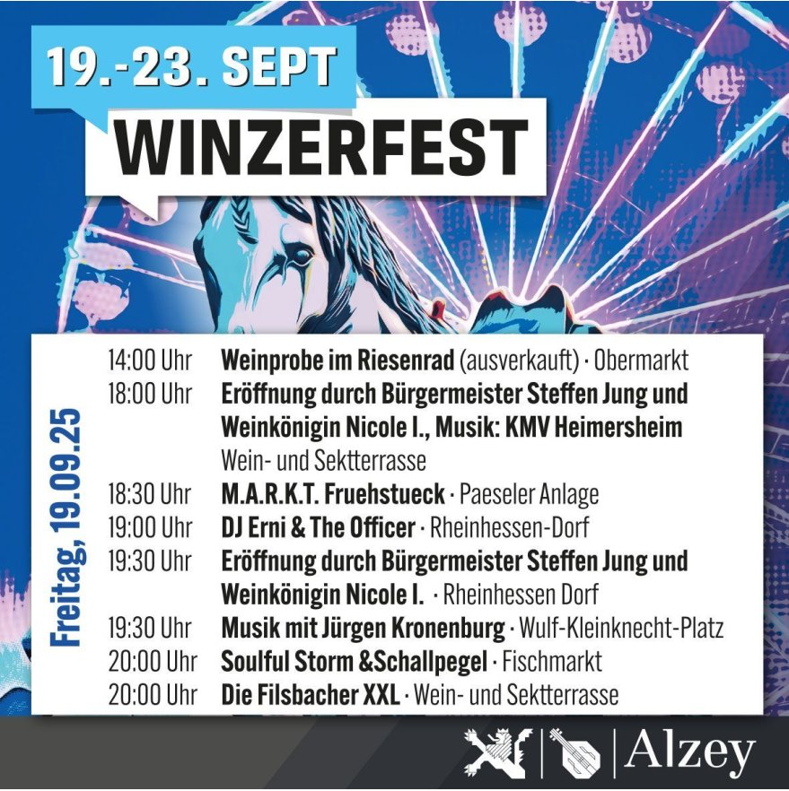 Winzerfest Flyer