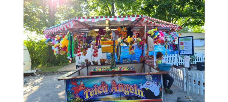 Stand Teich Angeln auf Dautenheimer Kerb