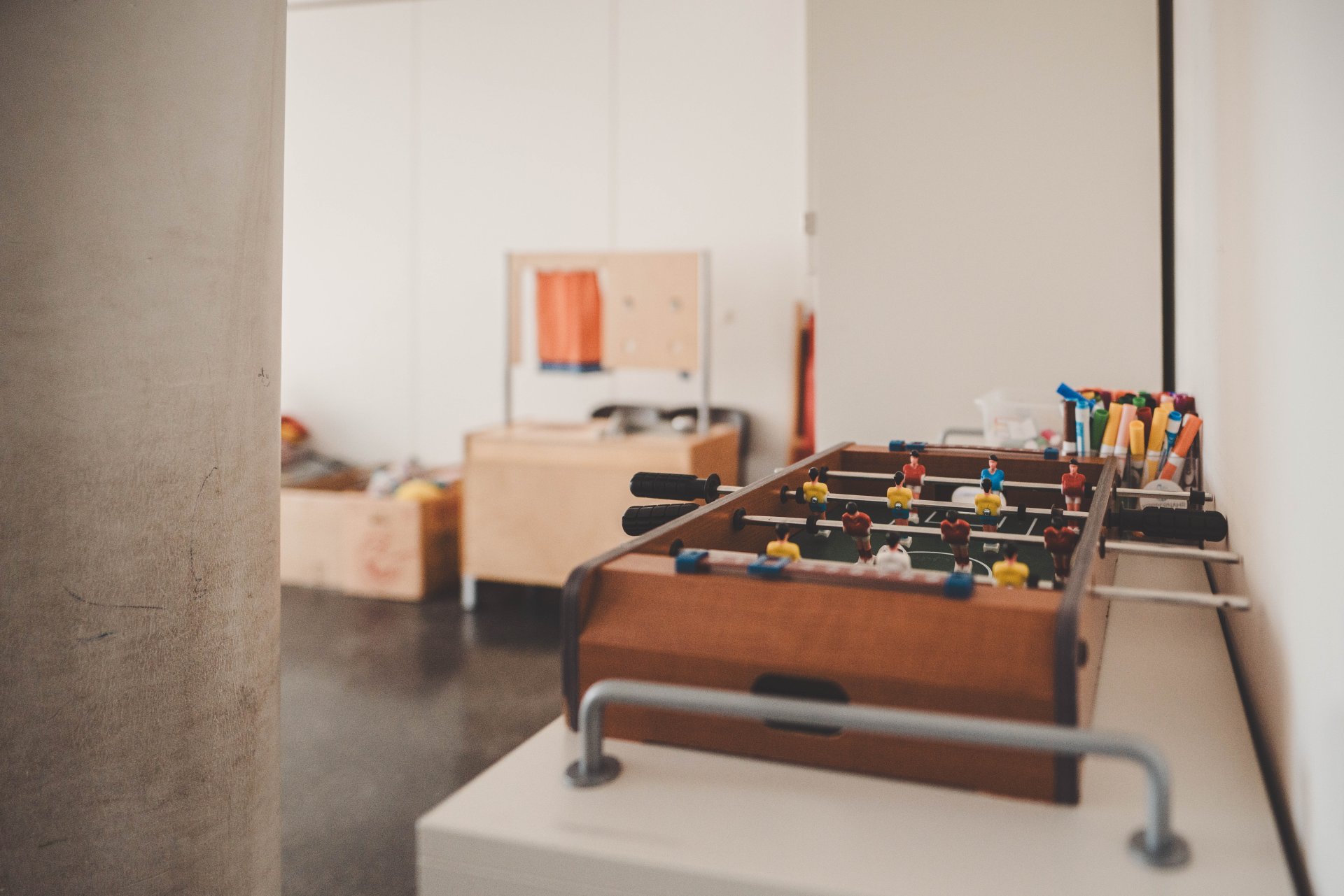 Tischkicker in Grundschule