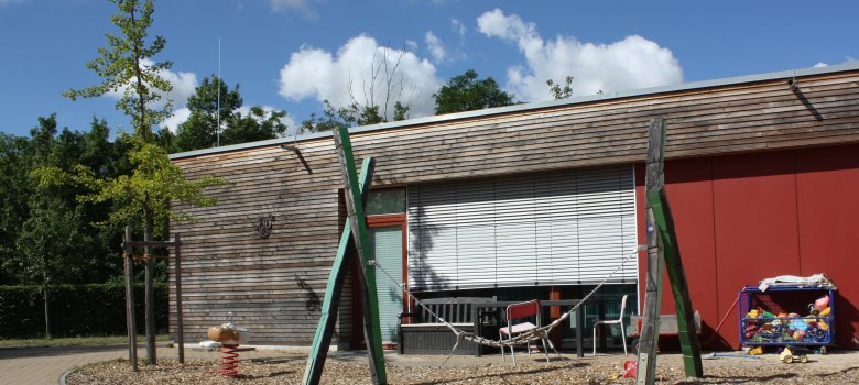 Außenbereich der Kita Hanni Kipp Haus des Kindes