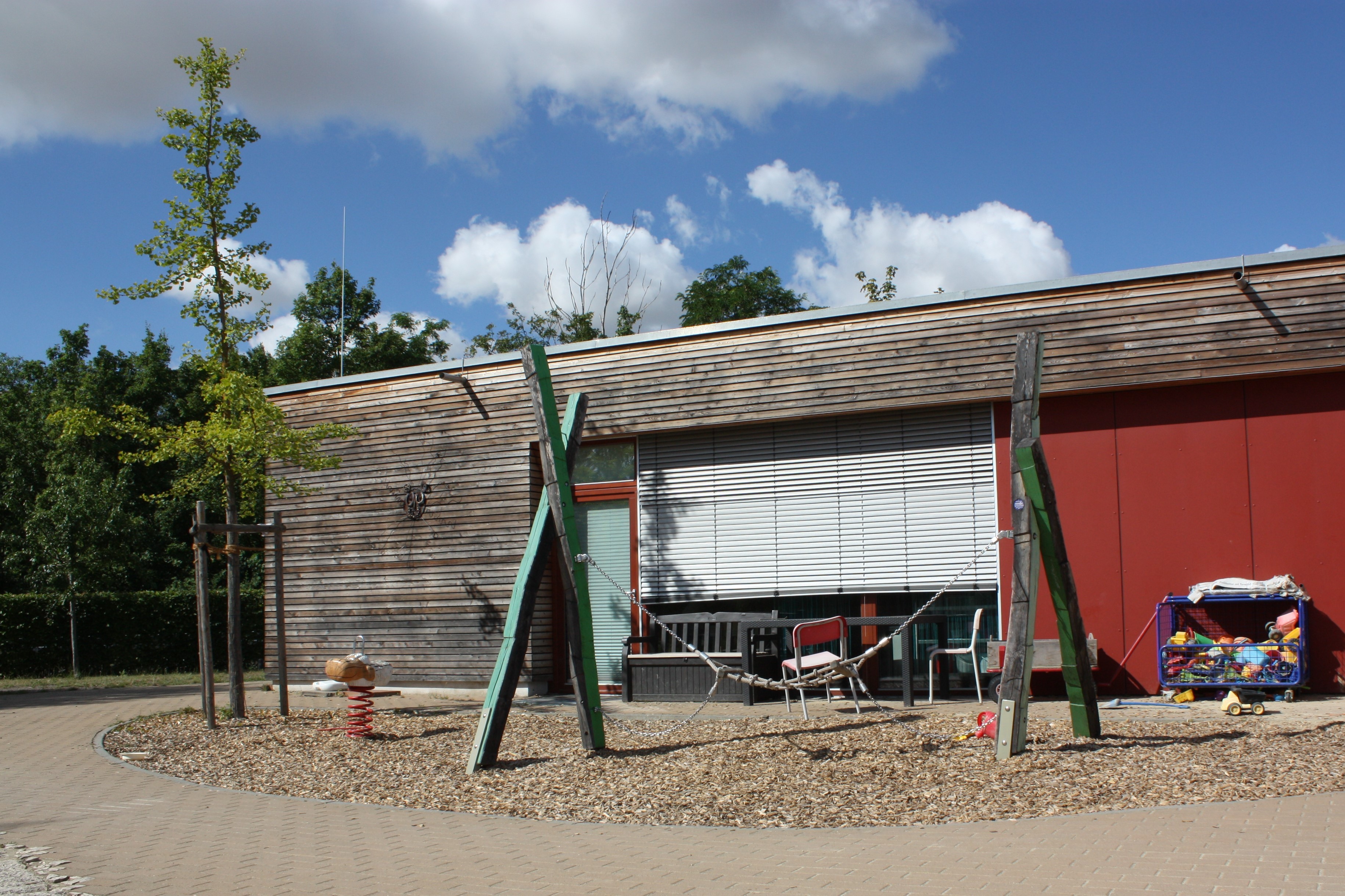 Außenbereich der Kita Hanni Kipp Haus des Kindes