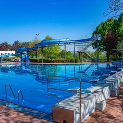 Schwimmbecken im Alzeyer Wartbergbad