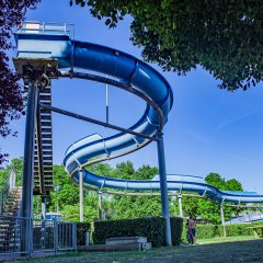 Wasserrutsche im Alzeyer Wartbergbad