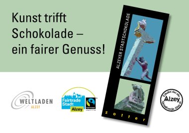 "Kunst trifft Schokolade" Plakat