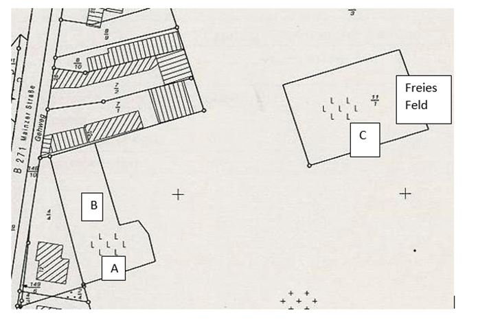 Karte Jüdischer Friedhof Alzey Karte Jüdischer Friedhof Alzey
