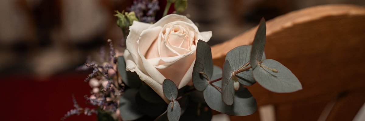 Heiraten in Alzey Rosenblütenbukett