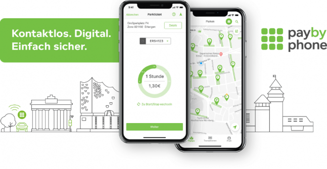 PayByPhone Einstiegsgrafik