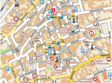 Innenstadtplan Innenstadtplan