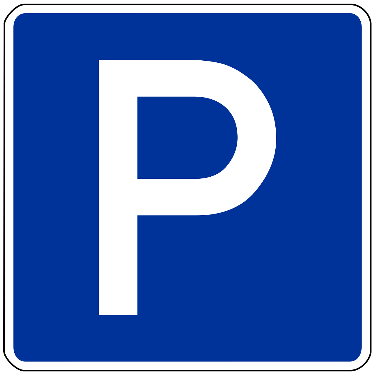 Parkplatzschild