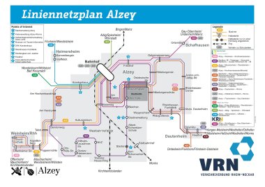 Liniennetzplan VRN
