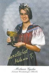 Melanie Gysler, Weinkönigin von 1990-1991