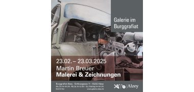 Kunstausstellung von Martin Breuer im Burggrafiat in Alzey