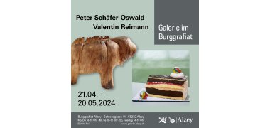 Plakat für die Ausstellung in der Galerie im Burggrafiat