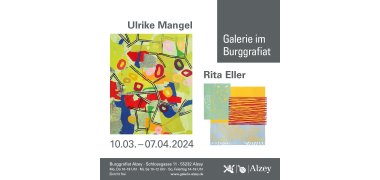 Plakat für die Ausstellung in der Galerie im Burggrafiat