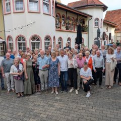 Gruppenfoto mit den Franzosen
