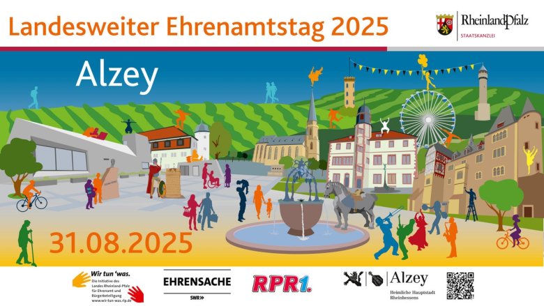 Landesweiter Ehrenamtstag 31.08.2025 mit verschiedenen Orten in Alzey