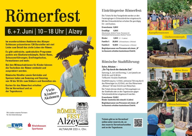 Werbeflyer Römerfest