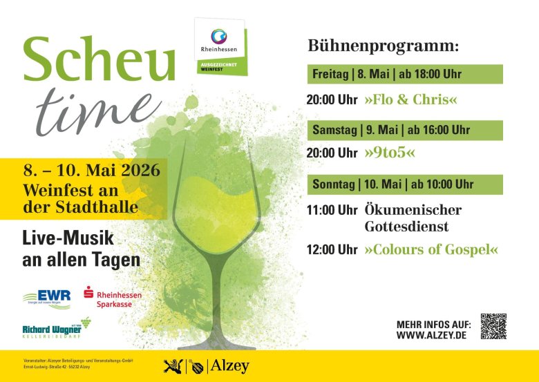 Flyer für die Scheutime