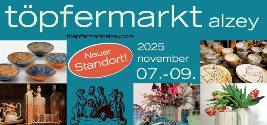 Plakat Töpfermarkt