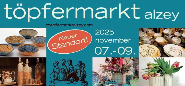 Plakat Töpfermarkt