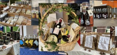 Alzeyer Verbrauchertage Eine Fotosammlung der Lebensmittel, die auf den Verbrauchertagen angeboten wurden. Dabei ist Wein, Obst, Wursrt und einiges mehr.