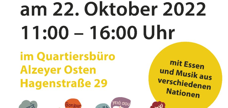 Plakt zum Fest der Kulturen
