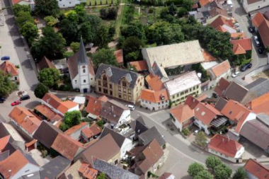 Heimersheim von Oben. 