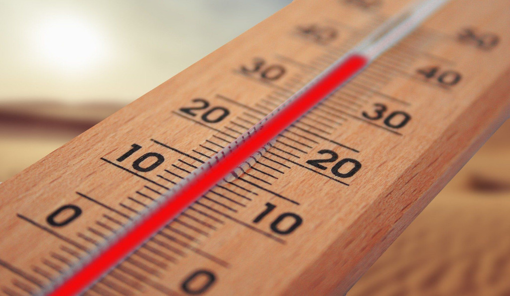 Ein Thermometer