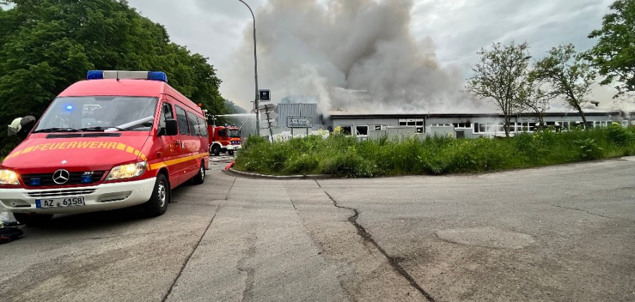 Löschung eines Brandes
