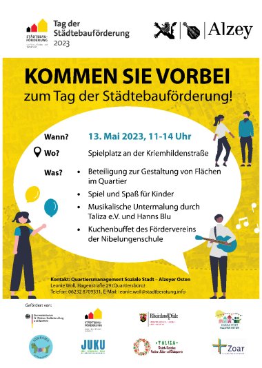 Plakat zum Tag der Städtebauförderung