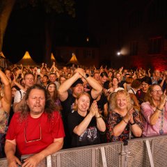 Klatschendes Publikum auf einem Konzert