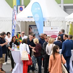 Foto von Menschen am  Landesehrenamtstages.