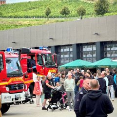 Foto der Feuerwehr am Tag der offenen Tür.
