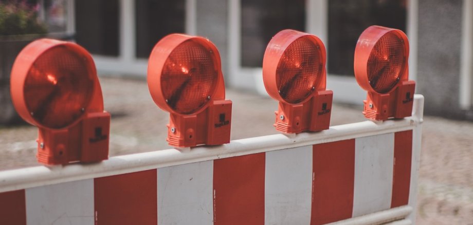 Verkehrsabsperrung