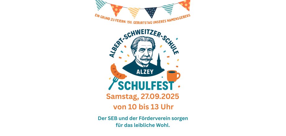 Schulfest Flyer