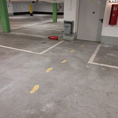 Vandalismus in der Tiefgarage mit Pulverfeuerlöscher