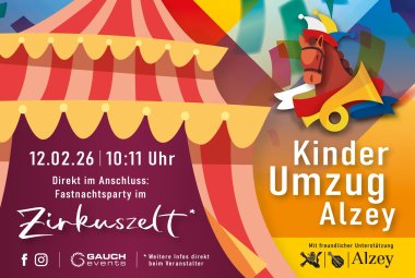 Werbung: Flyer Kinderfastnachtsumzug Alzey 12.02.2026, 10:11 Uhr