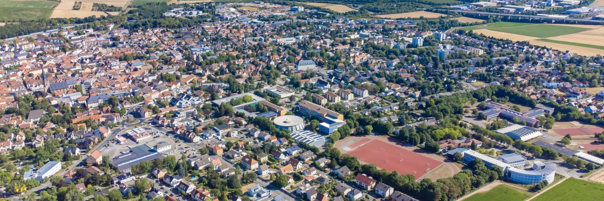 Alzey aus der Vogelperspektive