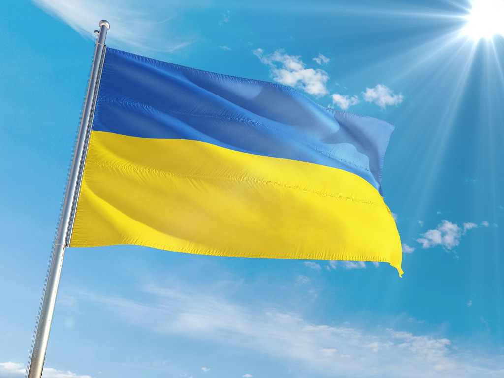 Ukrainische Flagge