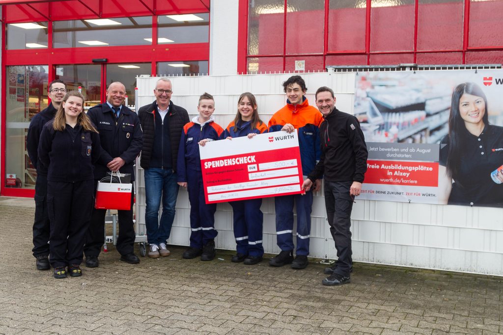 Spende der Firma Würth